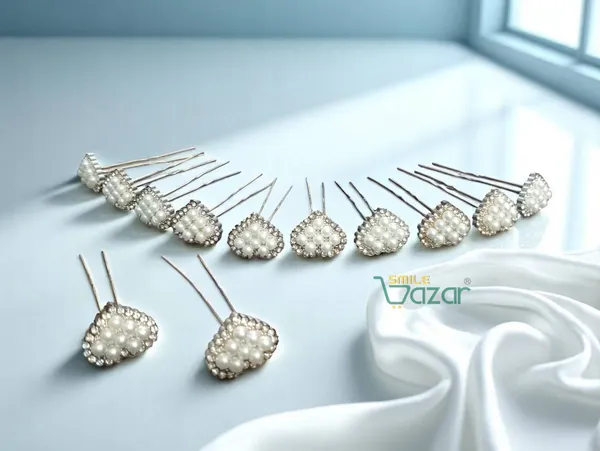 Bridal_Hair_Bun_Pin_Accessories_/_Fancy_Golden_Juda_Pins_with_White_artificial_Pearl_heart_shape_for_Women_and_Girls_-_Set_of_12_PCs