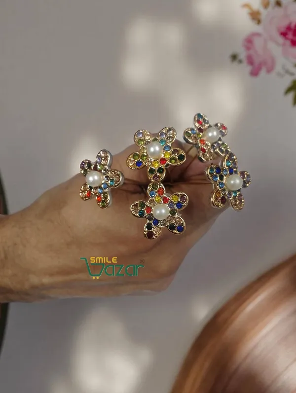 Bridal_Hair_Bun_Pin_Accessories_/_Fancy_Golden_Juda_Pins_with_dazzling_flower__for_Women_and_Girls_-_Set_of_12_PCs