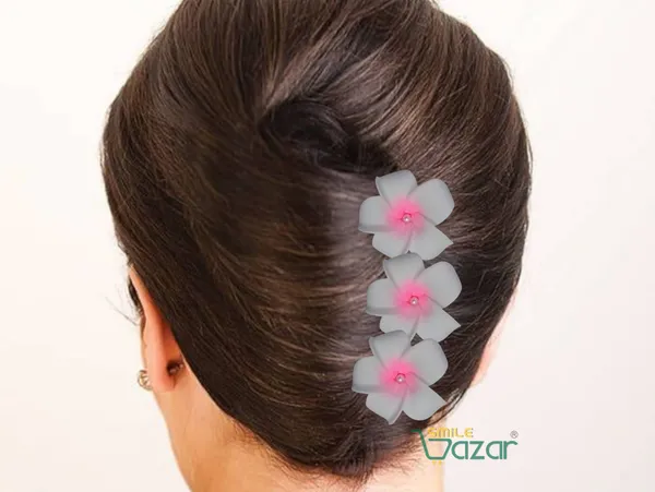 Bridal_Hair_Pin_Bun_Pin_Accessories_/_Fancy_Golden_Juda_Pins_with_Hawaii__Artificial_Champa_Foam_Flower_Hair_Pin_for_Women_and_Girls_hair_pins_for_women_wedding_-_6_PCs