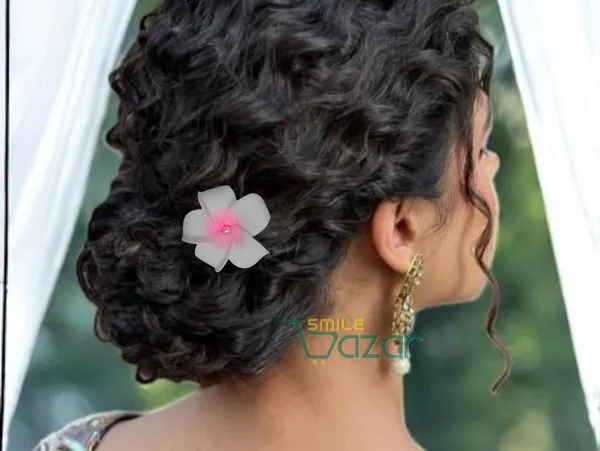 Bridal_Hair_Pin_Bun_Pin_Accessories_/_Fancy_Golden_Juda_Pins_with_Hawaii__Artificial_Champa_Foam_Flower_Hair_Pin_for_Women_and_Girls_hair_pins_for_women_wedding_-_6_PCs