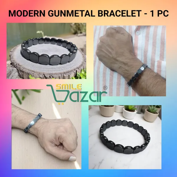 ChARCOAL_GRAY_-_PREMIUM_GUN_METAL_BRACELET_FASHION_WRISTBAND_BRACELET_FRIENDSHIP_BAND_FOR_MEN_AND_WOMEN_SKIN_FRIENDLY