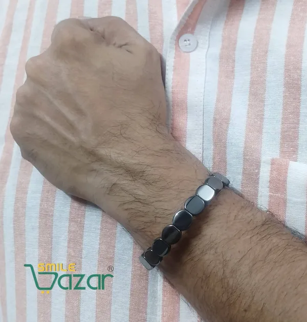 ChARCOAL_GRAY_-_PREMIUM_GUN_METAL_BRACELET_FASHION_WRISTBAND_BRACELET_FRIENDSHIP_BAND_FOR_MEN_AND_WOMEN_SKIN_FRIENDLY