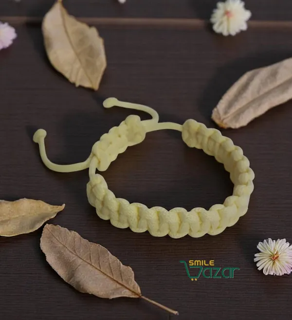 CREAM_-_HANDMADE__BRACELET_ADJUSTABLE_WRISTBAND_BRACELET_FRIENDSHIP_BAND_FOR_WOMEN_AND_MEN_SKIN_FRIENDLY