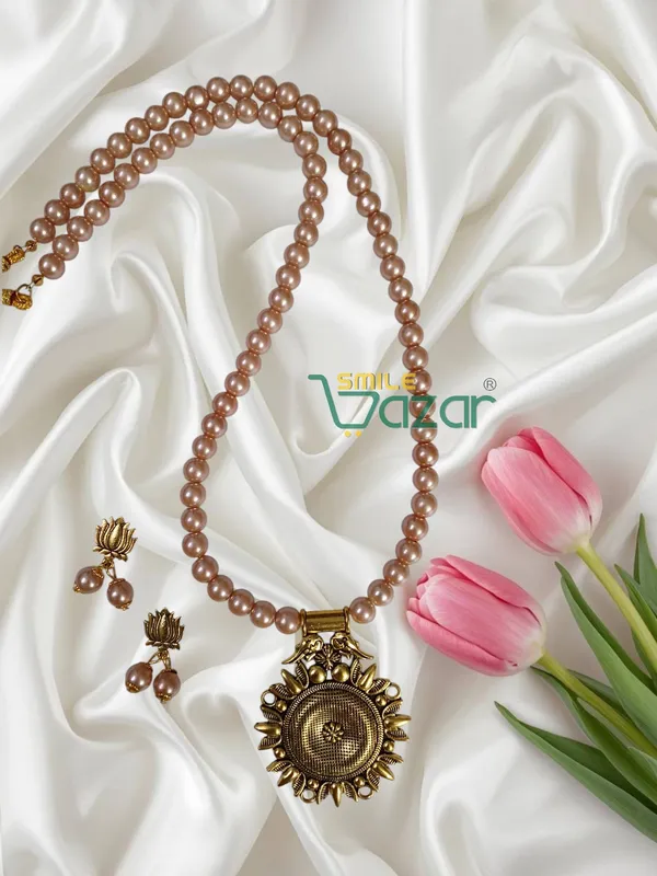 Ethnic_Big_Pendant_Artificial_Oxidised_Necklace_Set__for_Girls_&_Women_-_BEIGE
