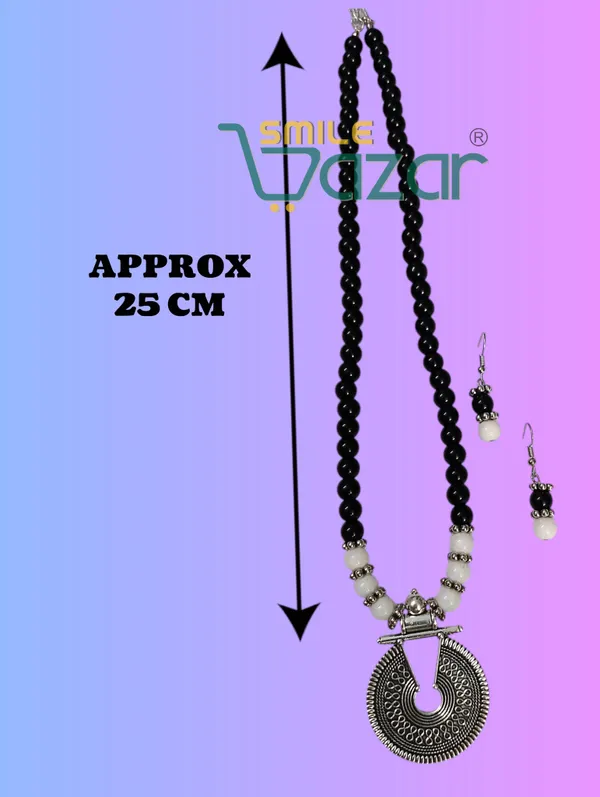 Ethnic_Big_Pendant_Artificial_Oxidised_Necklace_Set__for_Girls_&_Women_-_BLACK