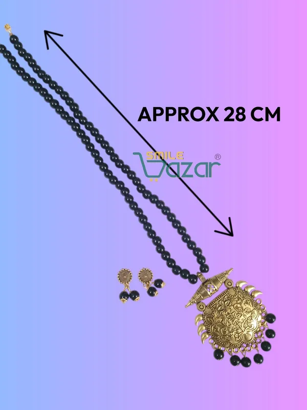 Ethnic_Big_Pendant_Artificial_Oxidised_Necklace_Set__for_Girls_&_Women_-_BLACK