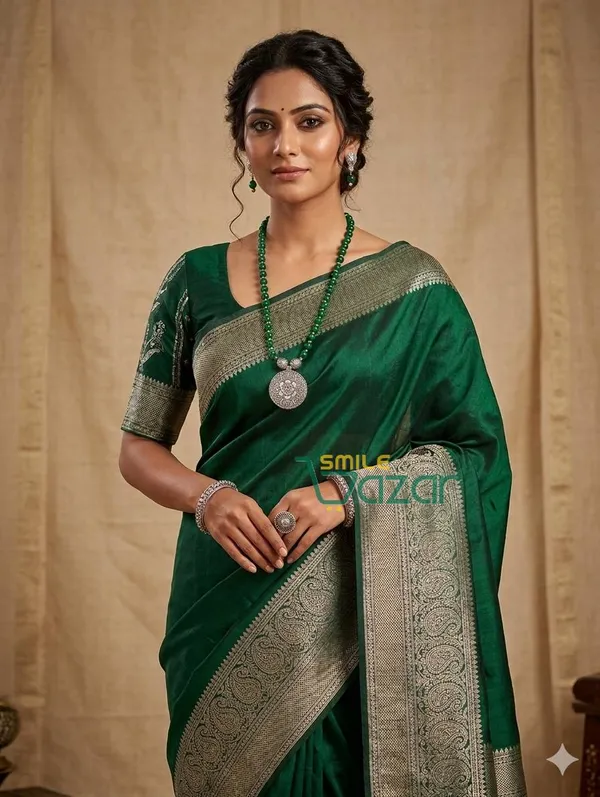 Ethnic_Big_Pendant_Artificial_Oxidised_Necklace_Set__for_Girls_&_Women_-_GREEN