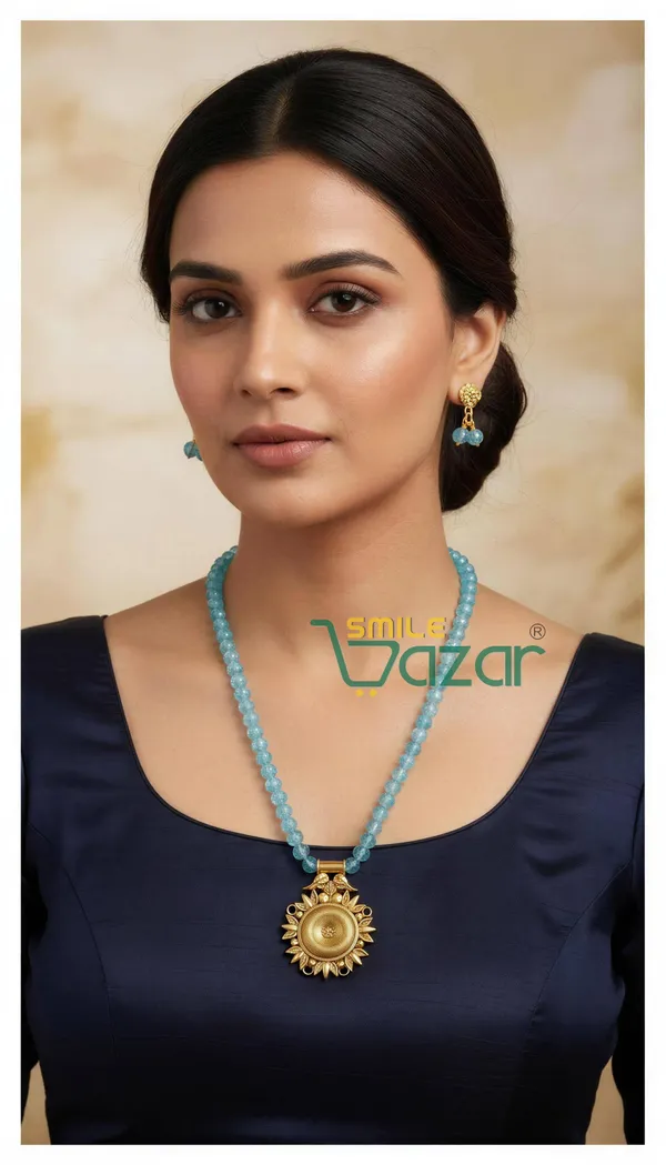 Ethnic_Big_Pendant_Artificial_Oxidised_Necklace_Set__for_Girls_&_Women_-_LIGHT_BLUE