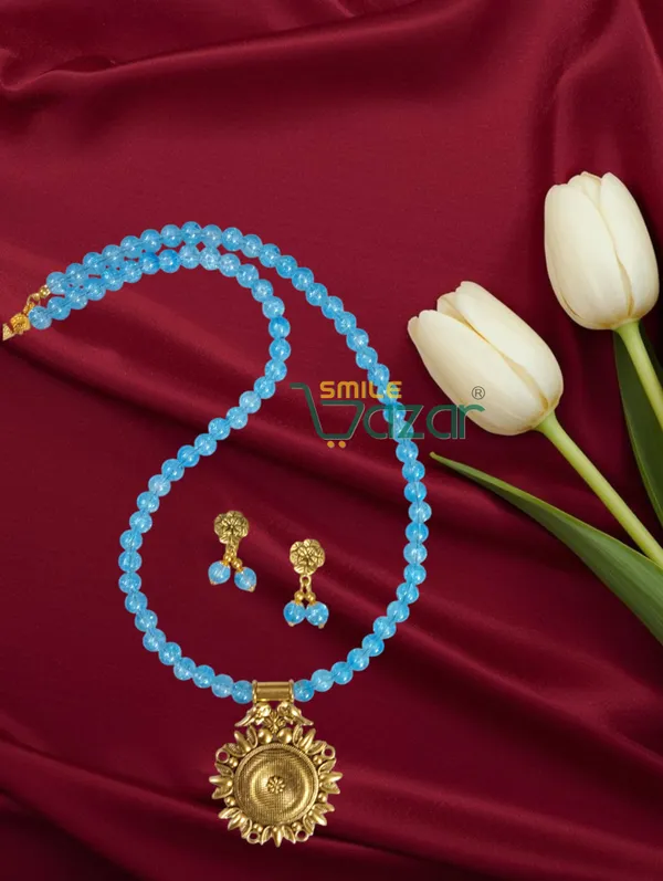 Ethnic_Big_Pendant_Artificial_Oxidised_Necklace_Set__for_Girls_&_Women_-_LIGHT_BLUE