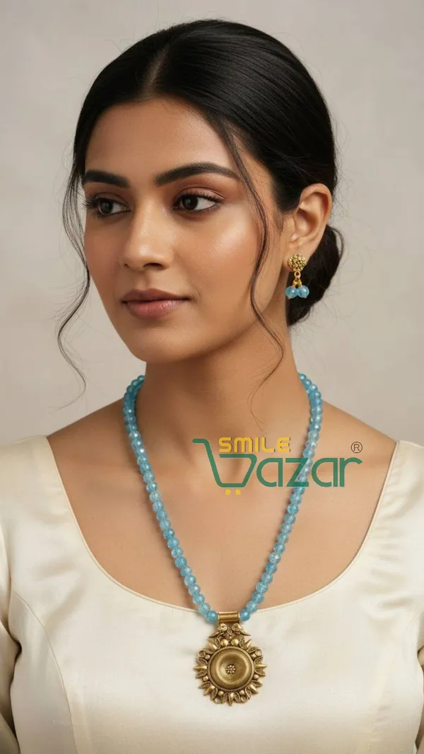 Ethnic_Big_Pendant_Artificial_Oxidised_Necklace_Set__for_Girls_&_Women_-_LIGHT_BLUE
