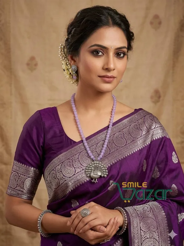 Ethnic_Big_Pendant_Artificial_Oxidised_Necklace_Set__for_Girls_&_Women_-_PURPLE