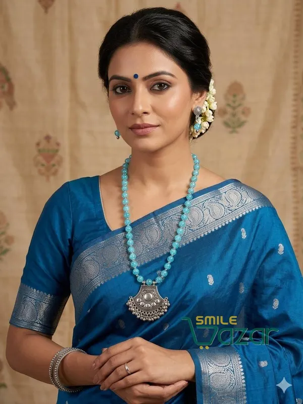 Ethnic_Big_Pendant_Artificial_Oxidised_Necklace_Set__for_Girls_&_Women_-_TURQUOISE_BLUE