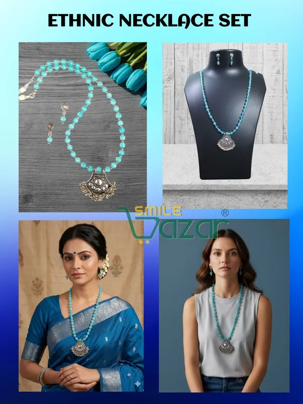 Ethnic_Big_Pendant_Artificial_Oxidised_Necklace_Set__for_Girls_&_Women_-_TURQUOISE_BLUE