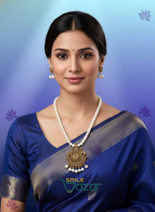 Ethnic_Big_Pendant_Artificial_Oxidised_Necklace_Set__for_Girls_&_Women_-_WHITE