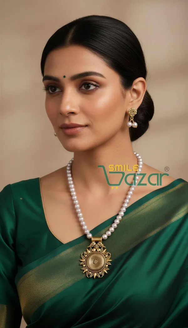 Ethnic_Big_Pendant_Artificial_Oxidized_Necklace_Set__for_Girls_&_Women_-_PEARL_GREY