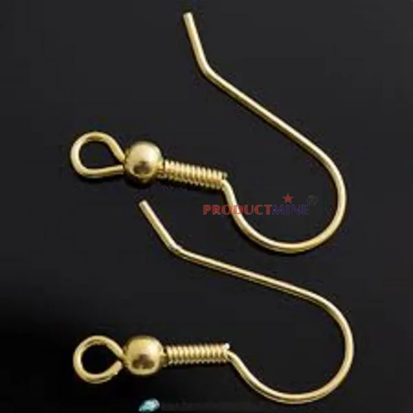 Golden_&_Clear_Fish_Hooks_For_Earrings_Jewellery_Making_Pack_Of_100_Pieces_(50_Pairs)