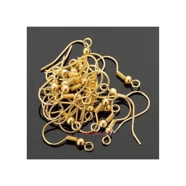 Golden_&_Clear_Fish_Hooks_For_Earrings_Jewellery_Making_Pack_Of_100_Pieces_(50_Pairs)