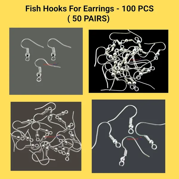 Silver_Fish_Hooks_For_Earrings_Jewellery_Making_Pack_Of_100_Pieces_(50_Pairs)