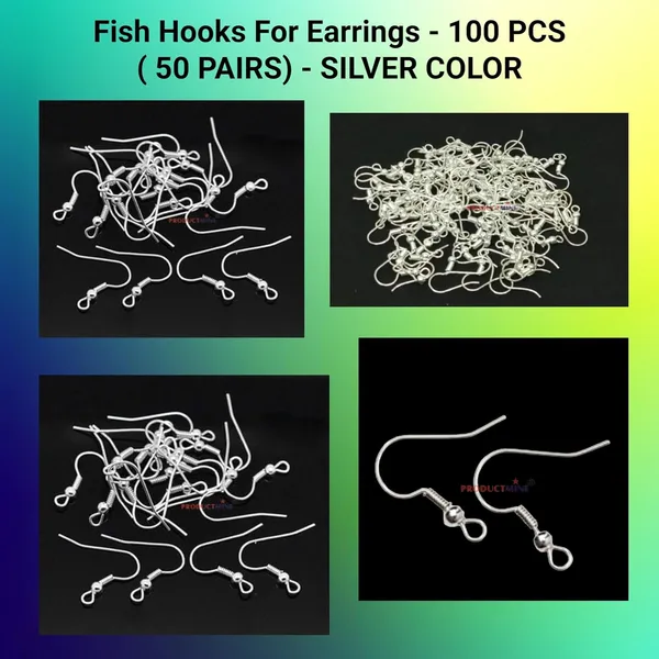 Silver_Fish_Hooks_For_Earrings_Jewellery_Making_Pack_Of_100_Pieces_(50_Pairs)