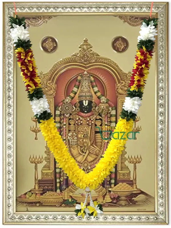 Fabric_Petals_Garland_For_Photo_Frame_Mala_Handmade_And_God_Idol_Mala_Haar_For_Loved_One_(_YELLOW_,_23_Inch)