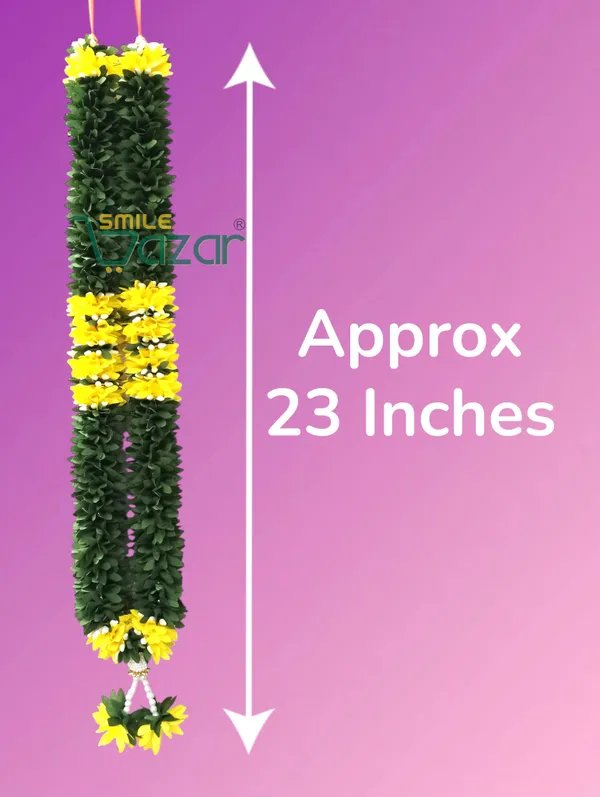 Fabric_Petals_Garland_For_Photo_Frame_Mala_Handmade_God_Idol_Mala_Haar_For_Loved_One_(_GREEN_&_YELLOW_,_23_Inch)