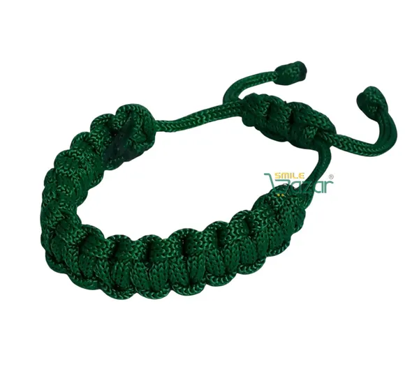 Handmade__Bracelet_Adjustable_Wristband_Bracelet_Friendship_Band_For_All_Skin_Friendly_-_Green