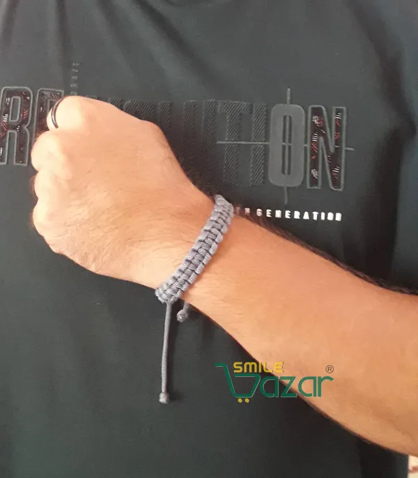 ANCHOR_GREY_-_HANDMADE__BRACELET_ADJUSTABLE_WRISTBAND_BRACELET_FRIENDSHIP_BAND_FOR_WOMEN_AND_MEN_SKIN_FRIENDLY