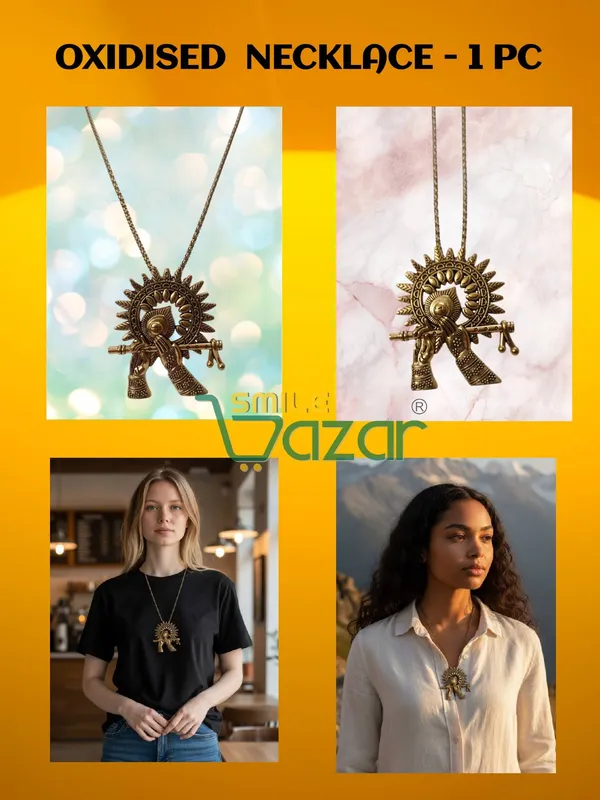 Handcrafted_Oxidised_Golden_Flute_Pendant_Necklace_–_Stylish_Artificial_Jewellery_for_Women_-_1_PC