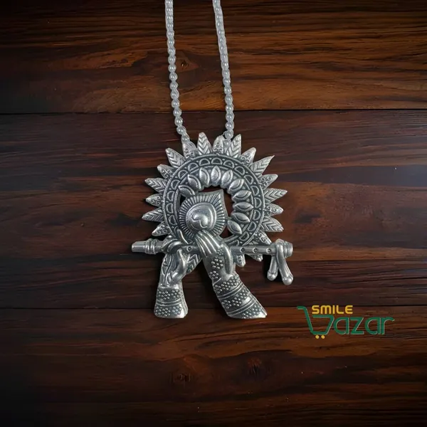 Handcrafted_Oxidised_Silver_Flute_Pendant_Necklace_–_Stylish_Artificial_Jewellery_for_Women_-_1_PC