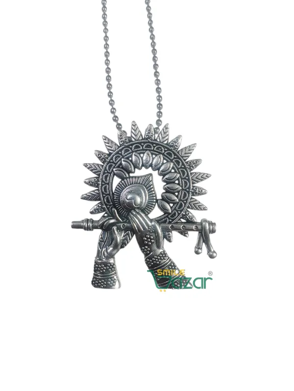 Handcrafted_Oxidised_Silver_Flute_Pendant_Necklace_–_Stylish_Artificial_Jewellery_for_Women_-_1_PC