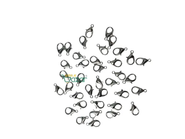 50_PC_-_Jewellery_Making_Lobster_Clasps_Claw_Hooks_for_Necklace_and_Bracelet/Findings_Fasteners-_SILVER_