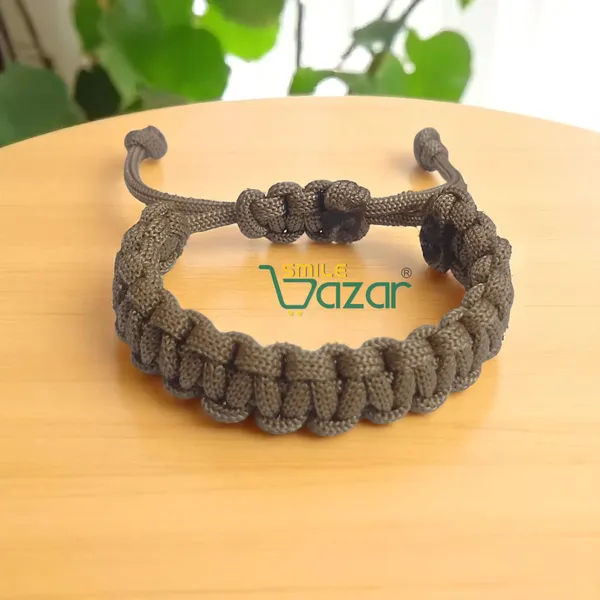 KHAKI_HANDMADE__BRACELET_ADJUSTABLE_WRISTBAND_BRACELET_FRIENDSHIP_BAND_FOR_WOMEN_AND_MEN_SKIN_FRIENDLY_