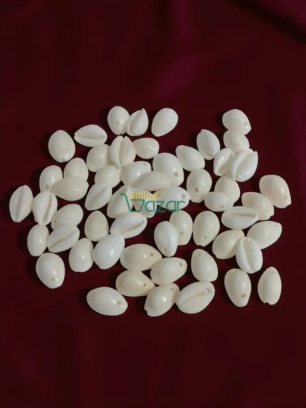 Natural_White_SeaShell /_Cowrie_/ Kowrie /_Kodi_for_DIY_Craft,_Jewellery,_Bracelet,_Rakhi,_Embroidery_Work_-17_MM_Apx_-_100_Pieces