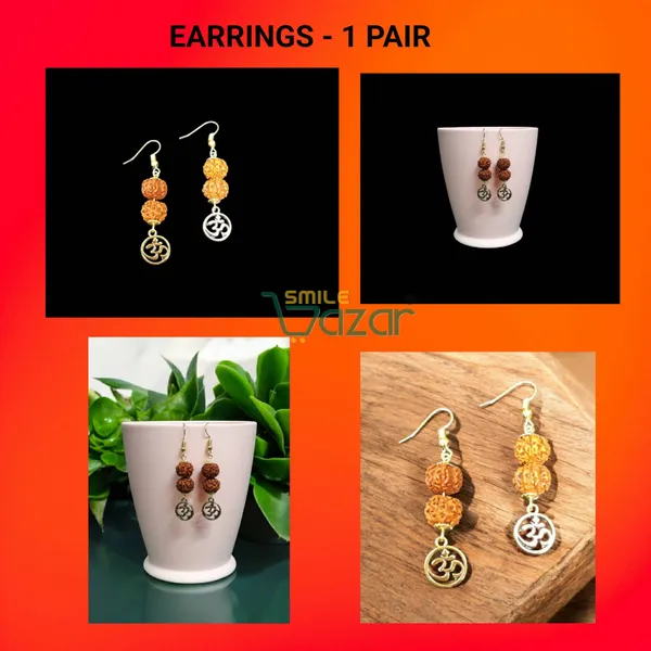Om_Rudraksha_Earrings_For_Women_&_Girls_Modern_Earring_For_Smart_Casual_Wear_-_Golden_-__1_Pair