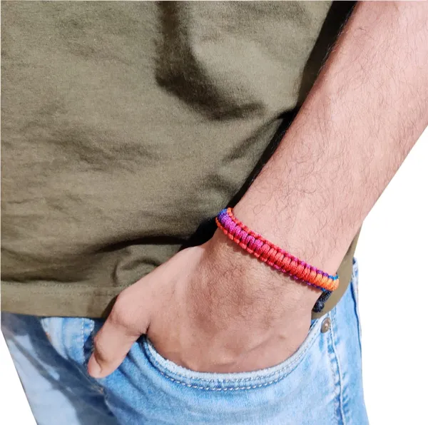 Multicolor_Bracelet_Adjustable_Wristband_Handmade_Bracelet_Friendship_Band_For_Women_And_Men_Skin_Friendly