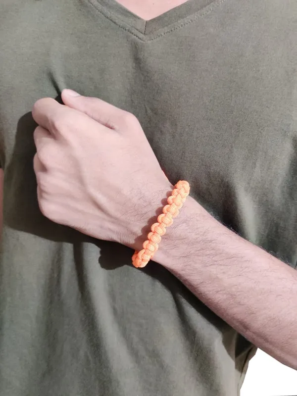Orange_Bracelet_Adjustable_Handmade_Bracelet_Friendship_Band_For_Women_And_Men_Skin_Friendly