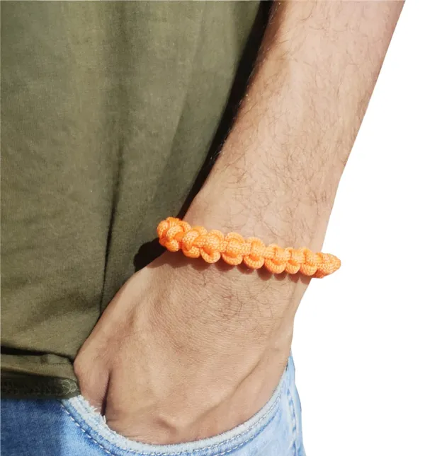 Orange_Bracelet_Adjustable_Handmade_Bracelet_Friendship_Band_For_Women_And_Men_Skin_Friendly
