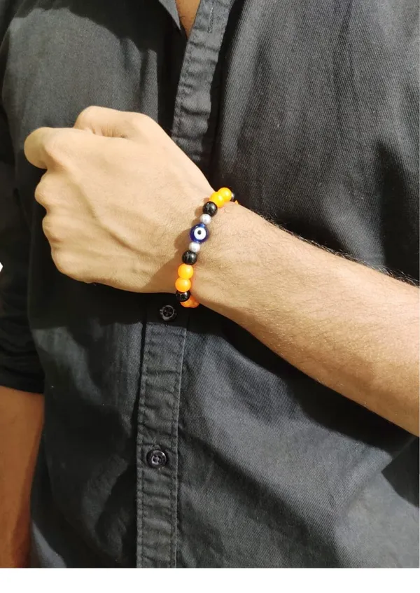 Orange__And_Black_Evil_Eye_Bracelet_For_Unisex_Adult_Reiki_Healing_Gift_For_Special_Ones