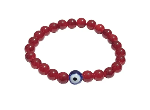 Maroon_Evil_Eye_Bracelet_For_Unisex_Adult_Reiki_Healing_Stretchable_Bracelets_Gift_For_Special_Ones