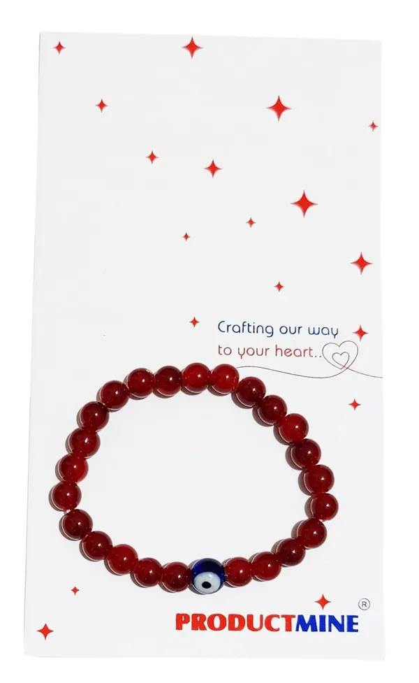 Maroon_Evil_Eye_Bracelet_For_Unisex_Adult_Reiki_Healing_Stretchable_Bracelets_Gift_For_Special_Ones