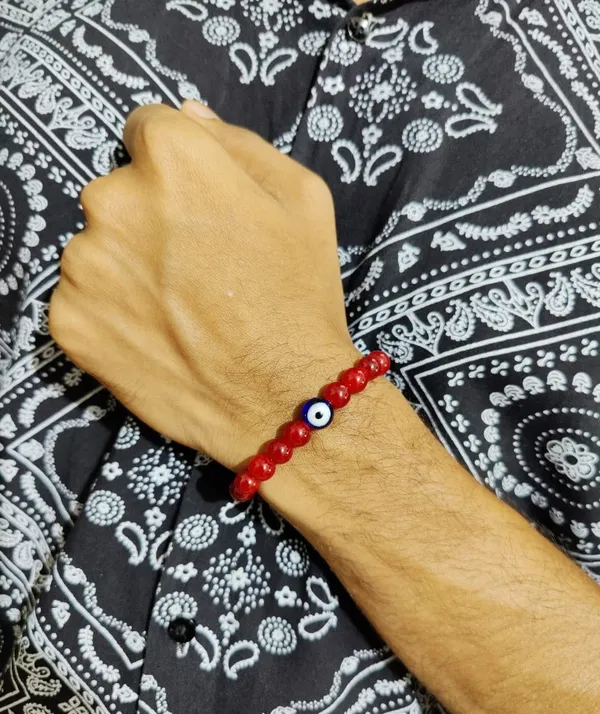 Maroon_Evil_Eye_Bracelet_For_Unisex_Adult_Reiki_Healing_Stretchable_Bracelets_Gift_For_Special_Ones