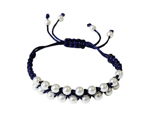 Navy_Blue_Handmade_Adjustable_Bracelet_Friendship_Band_For_Women_Skin_Friendly