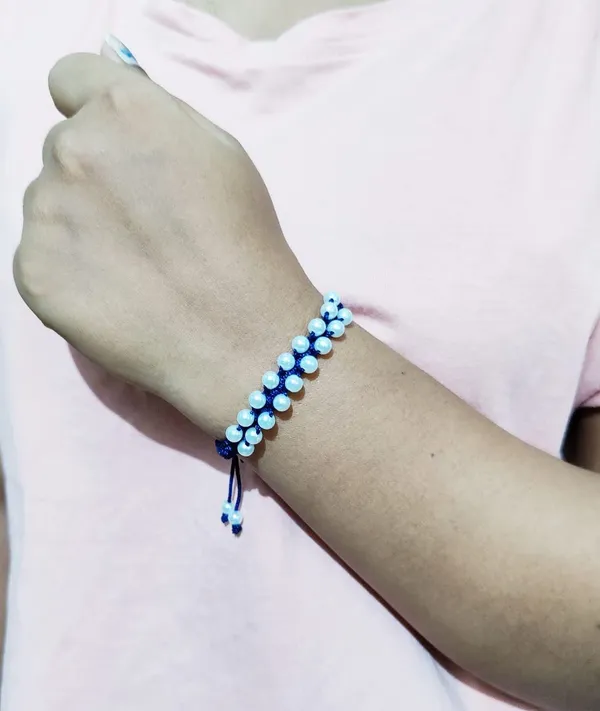 Navy_Blue_Handmade_Adjustable_Bracelet_Friendship_Band_For_Women_Skin_Friendly