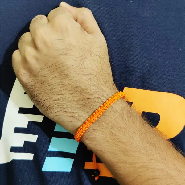 Orange_Adjustable_Charming_Wristband_Handmade_Macrame_Bracelet_Friendship_Band_For_Women_And_Men