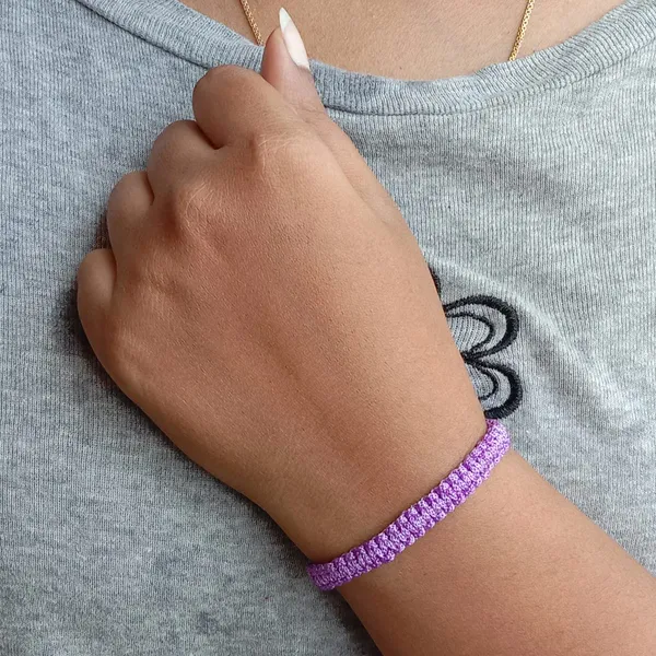 Purple_Bracelet_Adjustable_Charming_Wristband_Handmade_Macrame_Friendship_Band_For_Women_And_Men