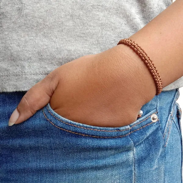Brown_Bracelet_Adjustable_Charming_Wristband_Handmade_Macrame_Friendship_Band_For_Women_And_Men