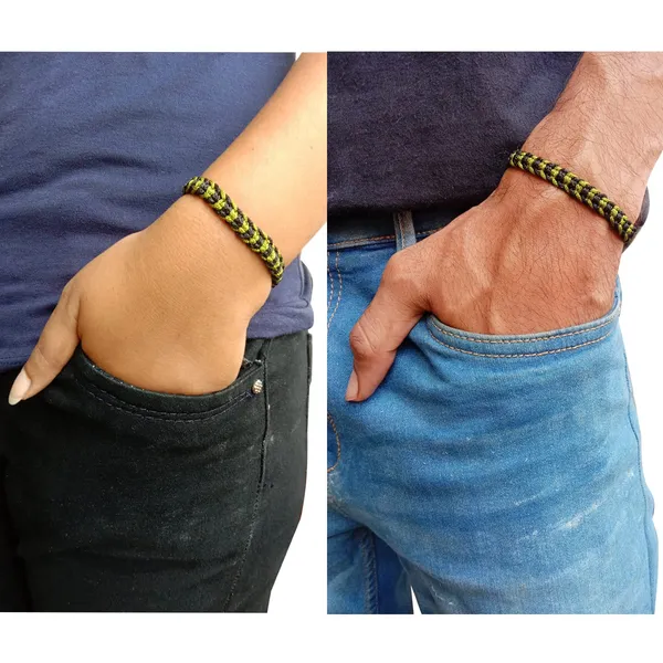 Military_Green_And_Black__Bracelet_Adjustable_Charming_Wristband_Handmade_Macrame_Friendship_Band_For_Women_And_Men