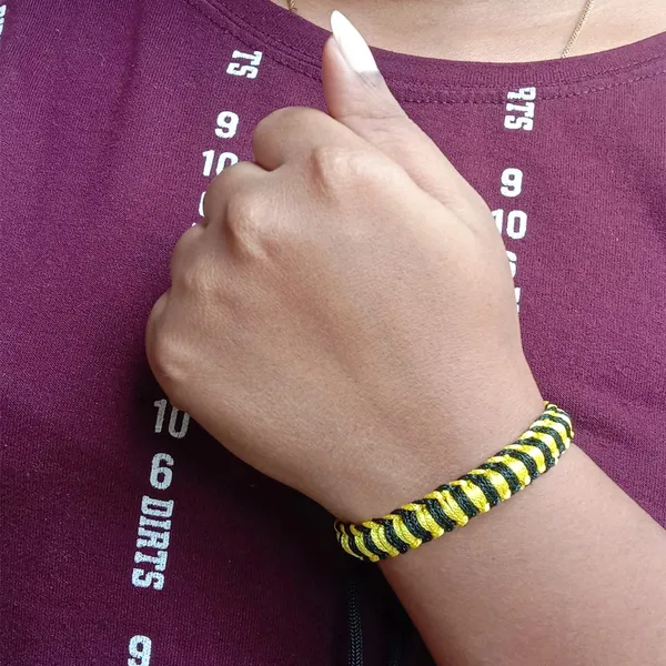 Yellow_And_Black_Bracelet_Adjustable_Charming_Wristband_Handmade_Macrame_Friendship_Band_For_Women_And_Men