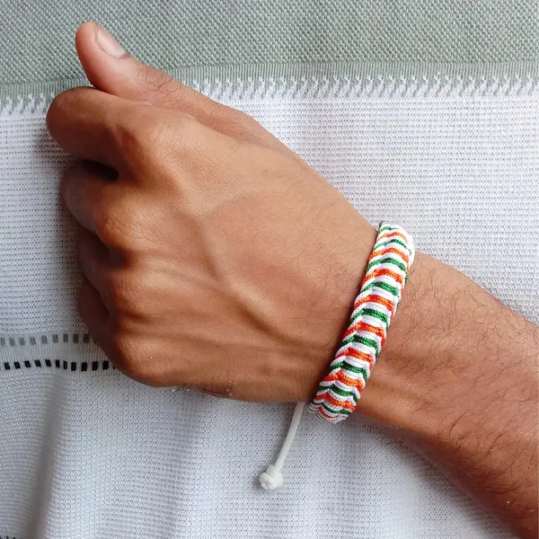 Orange_&_White_And_Green_Tiranga_Macrame_Bracelet_Adjustable_Charming_Wristband_Handmade_Friendship_Band_For_Women_And_Men