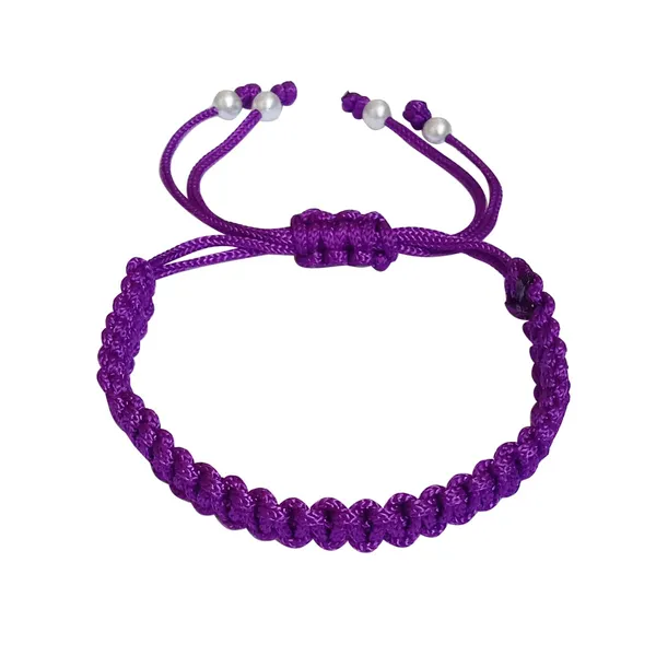 Violet_Bracelet_Adjustable_Charming_Wristband_Handmade_Macrame_Friendship_Band_For_Women_And_Men